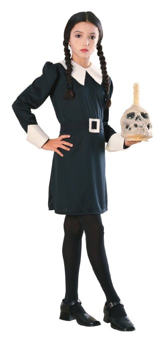 Addams Family Child's Wednesday Addams Costume, Large