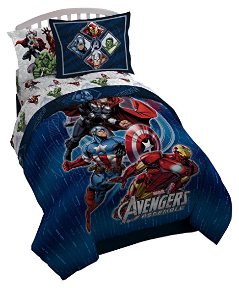 Marvel Avengers Assemble Full Reversible Comforter Set