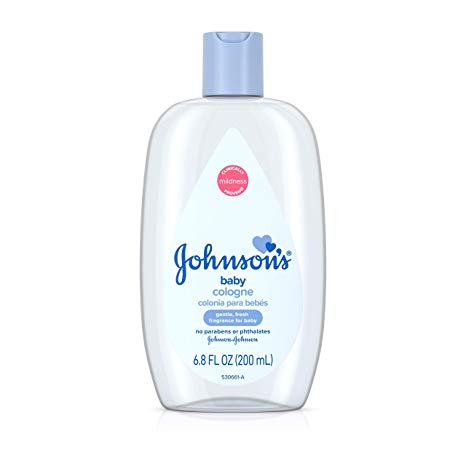 Johnson's Baby Cologne in Light Baby Fragrance, Mild Formula for Babies Delicate Skin, 6.8 fl. oz