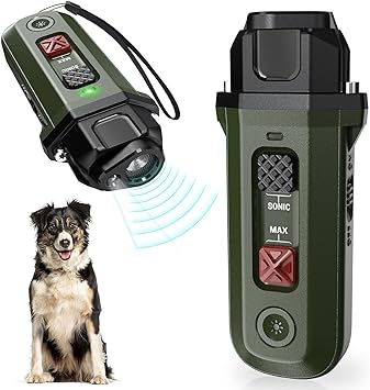 Dog Barking Control Device, 3 Mode Automatic Anti Barking Device for Dogs, 33Ft Reachageable Anti Barking Device for Stop Large Small Dogs Barking Device Indoor Outdoor Dog Bark Stopper