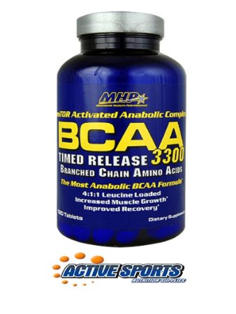 BCAA 3300, 120 Tablets, From MHP