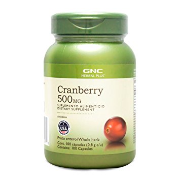 GNC Herbal Plus Cranberry Fruit 500MG