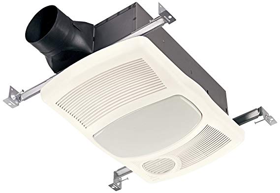 Broan 765HFL Ventilation Fan with Directionally-Adjustable Heater & Light (27W Fluorescent Lighting)