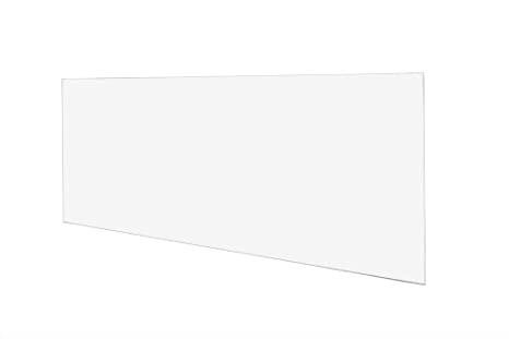 Clear Acrylic Plexiglass Sheet - 1/8" Thick Cast - 18" x 36"