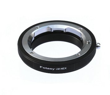 Fotasy ANLM Pro Leica M Lens to Sony NEX E-Mount Camera Adapter (Black)