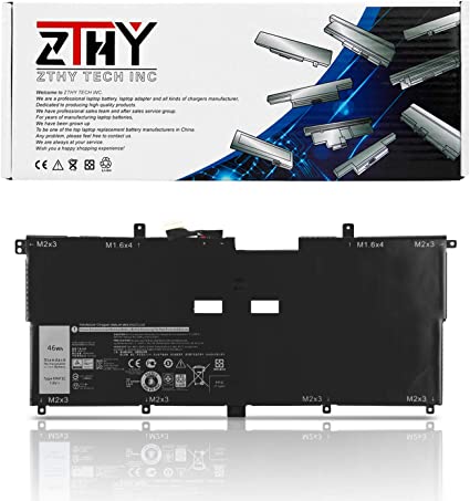 ZTHY NNF1C Laptop Battery Replacement for Dell XPS 13 9365 2in1 2017 Series XPS 13-9365-D1605TS 13-9365-D1805TS 13-9365-D2805TS 13-9365-D3605TS Notebook 0NNF1C HMPFH 7.6V 46Wh 5940mAh 4-Cell