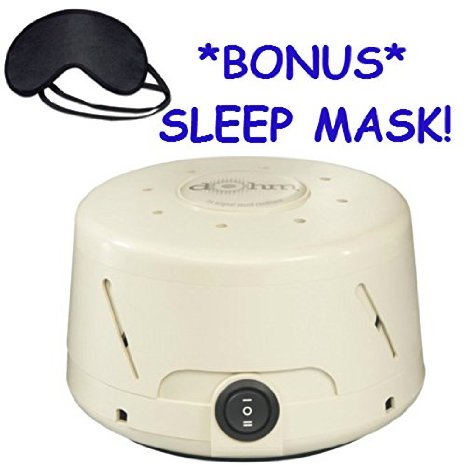 MARPAC Dohm-DS Dual Speed Electro-Mechanical White Noise Machine / Sound Machine for Sleeping at Home & Travel