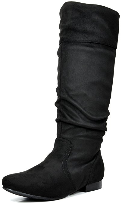 DREAM PAIRS Women's Flat Knee High Boots