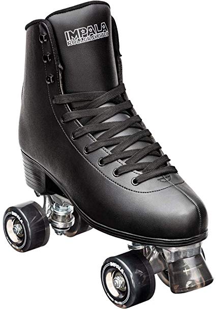 Impala Rollerskates Impala Quad Skate (Big Kid/Adult) Black 13 (US Men's 11, Women's 13)