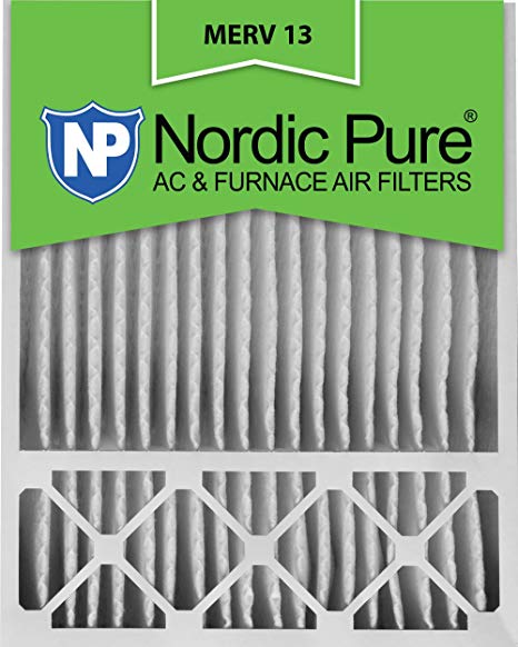 Nordic Pure 20x25x5HM13-1 20x25x5, MERV 13, Honeywell Replacement Air Filter, Box of 1, 5-Inch