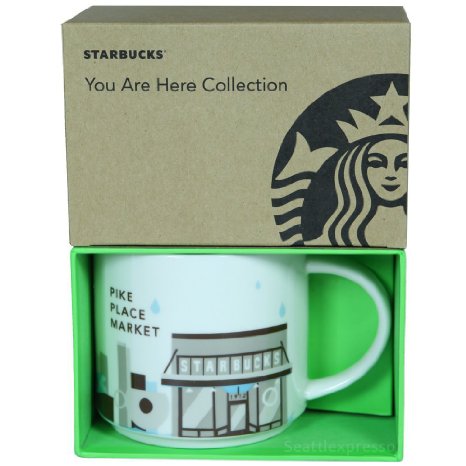 Starbucks You Are Here- Pike Place Market Mug 14 Fl Oz 011023936
