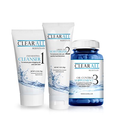 Clearall Acne System - The Revolutionary Acne Treatment for Teens and Adults