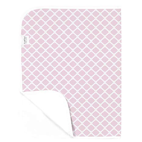 Kushies Baby Deluxe Change Pad, Pink Lattice