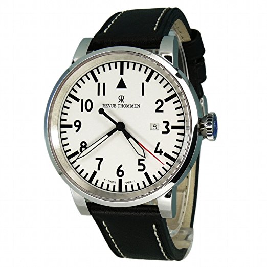 Revue Thommen Men's Automatic Watch 16053.2533 with Leather Strap
