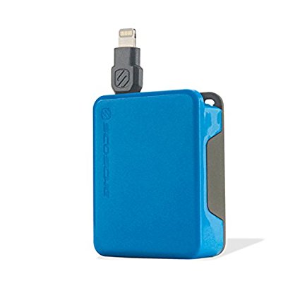 Scosche boltBOX Retractable Charge & Sync Cable for Lightning Devices - Blue