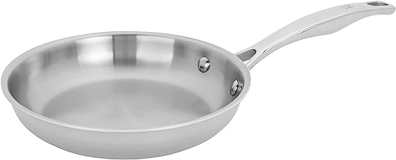 HENCKELS Clad H3 Fry Pan, 8-inch, Stainless Steel