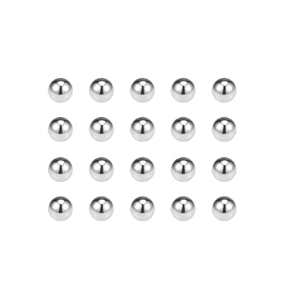 uxcell 4.5mm Bearing Balls 316L Stainless Steel G100 Precision Balls 100pcs