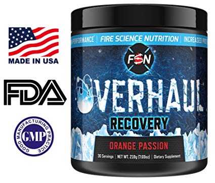 Fire Science Nutrition: BCAA's give you Maximum Endurance, Extreme Recovery and Lean Muscle Reservation - Made in the USA - 30 Servings