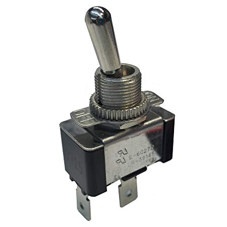 Gardner Bender GSW-122  Electrical Toggle Switch, SPST, ON-OFF,  21 A/14V DC,  Spade Terminal