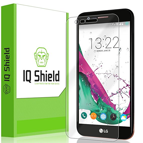 LG K20 Plus Screen Protector, IQ Shield LiQuidSkin Full Coverage Screen Protector for LG K20 Plus (LG Harmony,LG Grace LTE,LG K10 (2017),LG K20 V) HD Clear Anti-Bubble Film