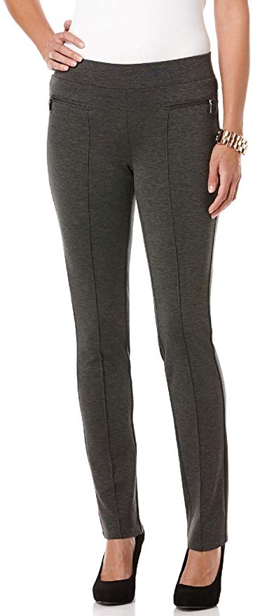 Rafaella Women's Slim Ponte Comfort Pant