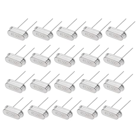 uxcell DIP Quartz Crystal Oscillators Resonators 40MHz HC-49S Replacements 20 Pcs