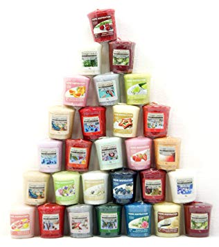 40 x Home Inspiration Official Yankee Candle Votive Sampler Candles Rare Assorted Fragrances From The Entire Range