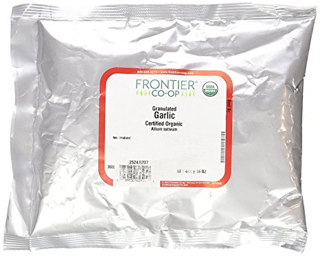 Frontier Natural Products - Garlic Granules Organic - 1 lb.