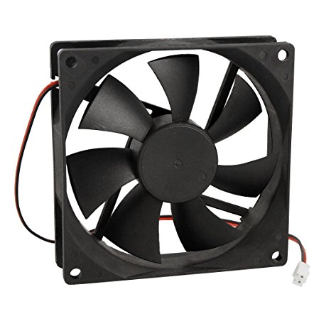 90mm x 25mm DC 12V 2 Terminals Cooling Fan for Computer CPU Case