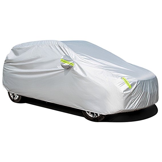 MATCC Car Cover Waterproof SUV Cover UV Proof Outdoor Or Indoor for Full Car All Season All Weather Protection Vehicle Cover Fits SUV Car(190''Lx75''Wx72''H)