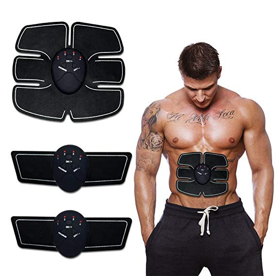 Wireless ABS Muscle Toner Abdominal Muscle Trainers Workout Home Office Fitness Equipment For Abdomen/Arm/Leg Training Men Women