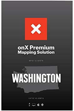 Washington Hunting Maps: onX Hunt Chip for Garmin GPS - Public & Private Land Ownership - Game Management Units - Includes Premium Membership for onX Hunting App for iPhone, Android & Web