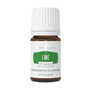 Young Living Lime Vitality 5ml - Food-Grade Essential Oil for Culinary Creations - Adds Delicious Zing to Dishes - Citrus Flavor with Zesty Notes for Cooking - Enhances Food and Beverages