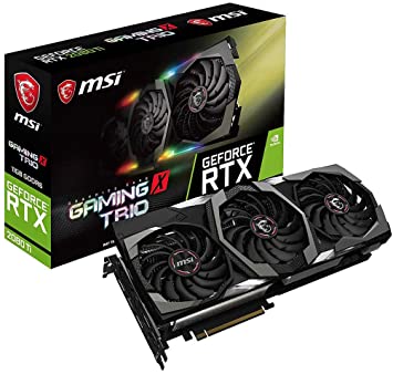 MSI RTX 2080 TI Gaming X Trio GeForce 11GB GDRR6 352-Bit VR Ready Graphics Card