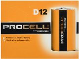 DURACELL D12 PROCELL Professional Alkaline Battery 12 Count
