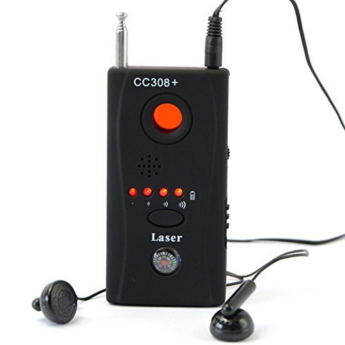 Wireless Camera Detector Anti-Spy RF Signal Detector Detect Hidden Camera Device Anti Spy Signal Lens Detector GSM Voice Device Finder