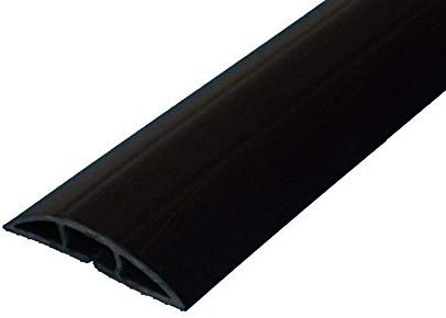 Floor Cable Cover, Cable Protector, Floor Cable Tidy 1m (Black)