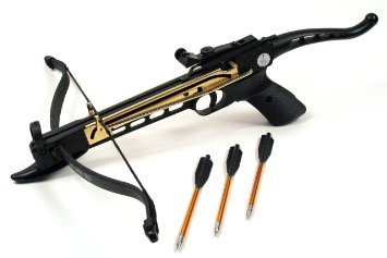 Ace Martial Arts Supply Self Cocking Draw Crossbow Pistol 80-Pound