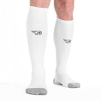 Compression Socks – Graduated Comfort Fit for Athletic Running, Nurses, Maternity, Flight Travel | Mens and Womens Compressive Stockings | Circulation, Stamina and Recovery Support