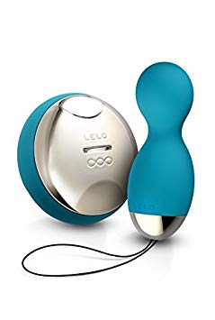 LELO Hula Beads Vibrating and Rotating Ben Wa Pleasure Balls, Waterproof, Ocean Blue