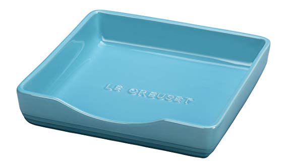 Le Creuset Stoneware Napkin Holder, Caribbean