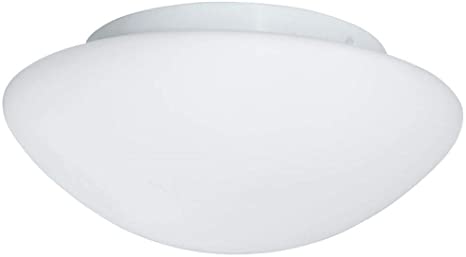 Searchlight 1910-28 Flush 1 Light Bathroom Ceiling Fitting in White