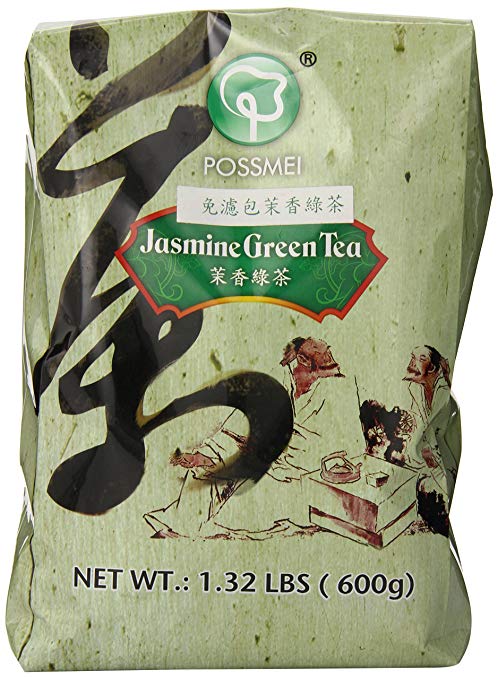 Possmei Jasmine Green Tea Bag, 1.32 Pound