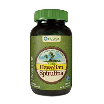 Pure Hawaiian Spirulina Powder 5 oz - Boosts Energy and Supports Immunity - Vegan, Non GMO - Natural Superfood Grown in Hawaii