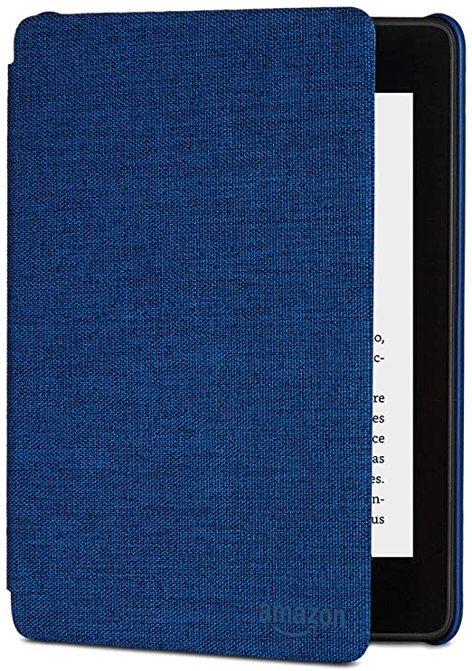 Funda Amazon de tela que protege del agua para Kindle Paperwhite (10.ª generación - modelo de 2018), Azul