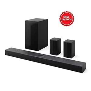 LG SQ75TR, 600W, 5.1.1 ch. Dolby Atmos Soundbar with Wireless Subwoofer, Wirless Rear Speaker, TV Synergy, Wow Orchestra, Wow Interface, QNED Matching Bracket inside (QNED TV Models 82T/83/88T/90T)