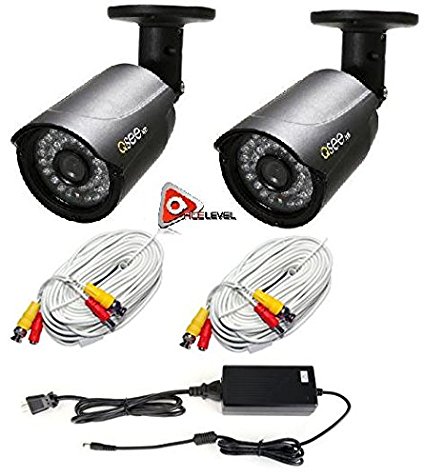 Q-SEE QCA7209B HD 720p Bullet Camera Heritage/Analog -2PK