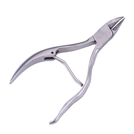 HimanJie Professional Stainless Steel oe Finger Cuticle Nipper Trimmer Nails Scissors