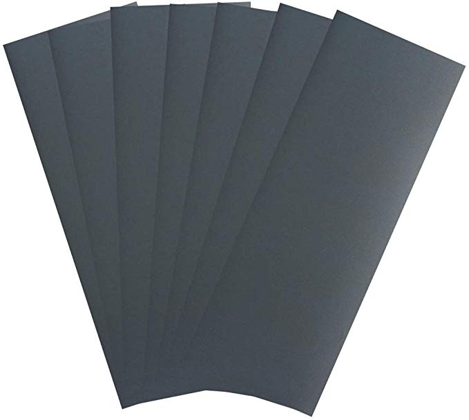 1000 Grit Dry Wet Sandpaper Sheets by LotFancy, 9 x 3.6", Silicon Carbide, Pack of 45