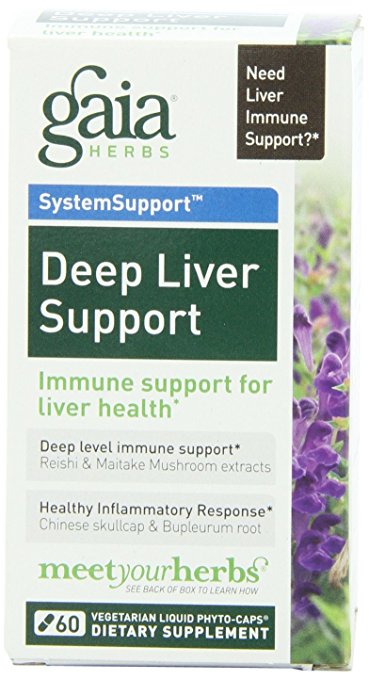 Gaia Herbs Deep Liver Support, 60 Liquid Phyto-Capsules